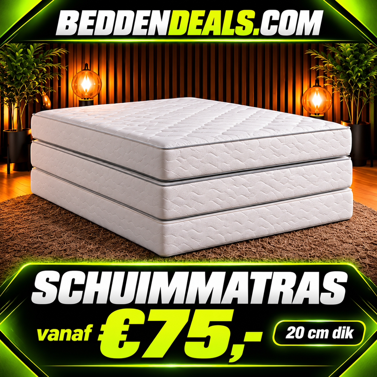 Illustratie Schuimmatras
